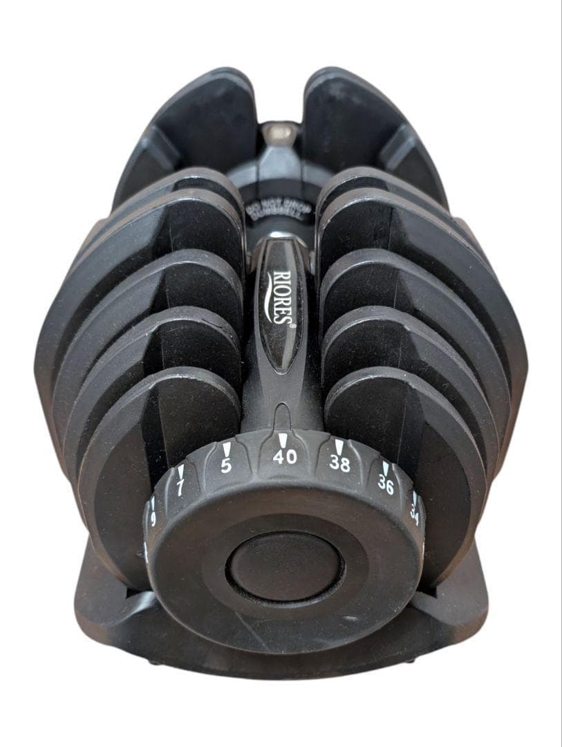 RIORES 可変式ダンベル 5〜40kg 2個同時購入②