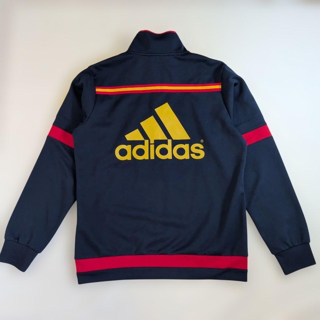 美品 М adidas スペイン柄 セットアップ 上下 ジャージ バックプリント
