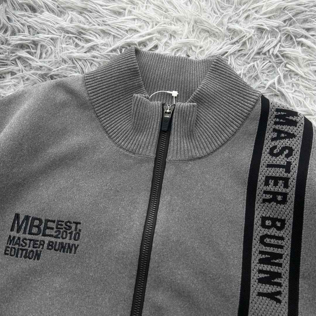 新品　マスターバニーエディション　ジャケット　フルジップ　モックネック　グレー