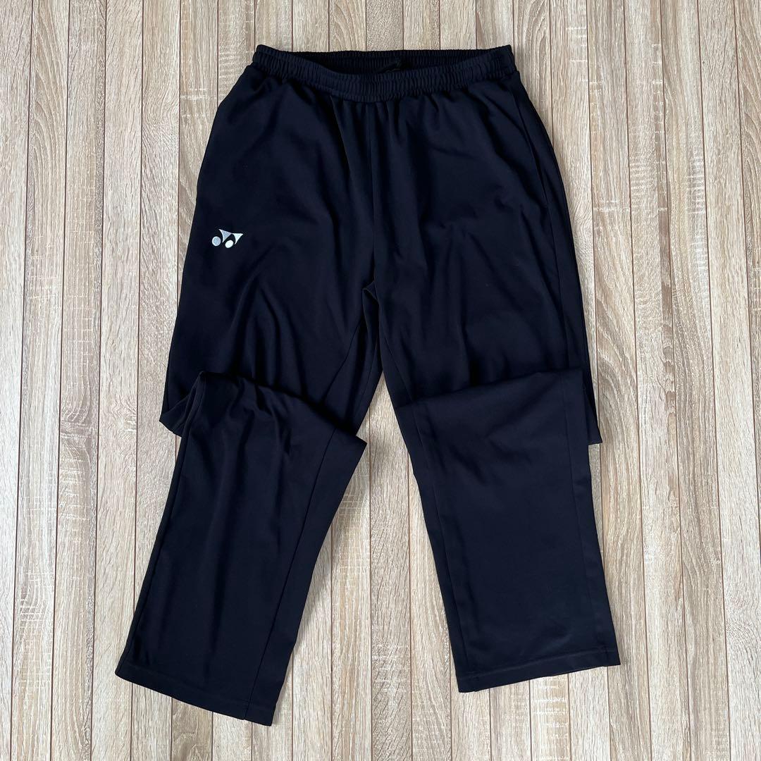 YONEX ブラック ウォームアップパンツ