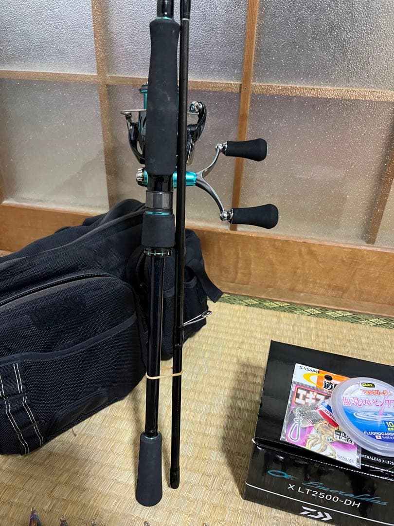 ダイワエメラルダスエギングセット　初心者　エギング
