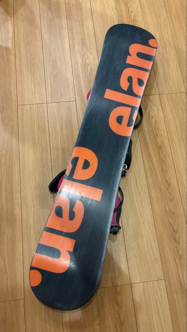 ELAN レディース　スノーボード　ケース、ビンディング付き