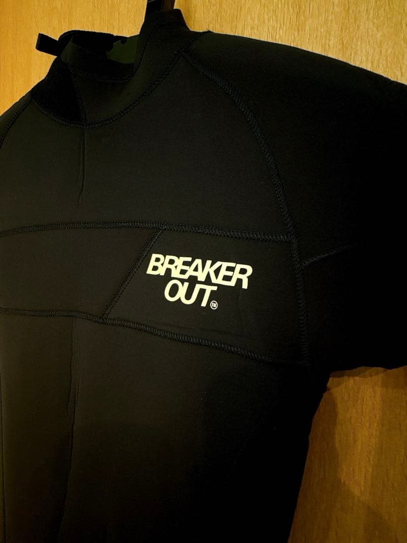 BREAKER OUT バックジップ ウエットスーツ ジャージ 3×2mm ML