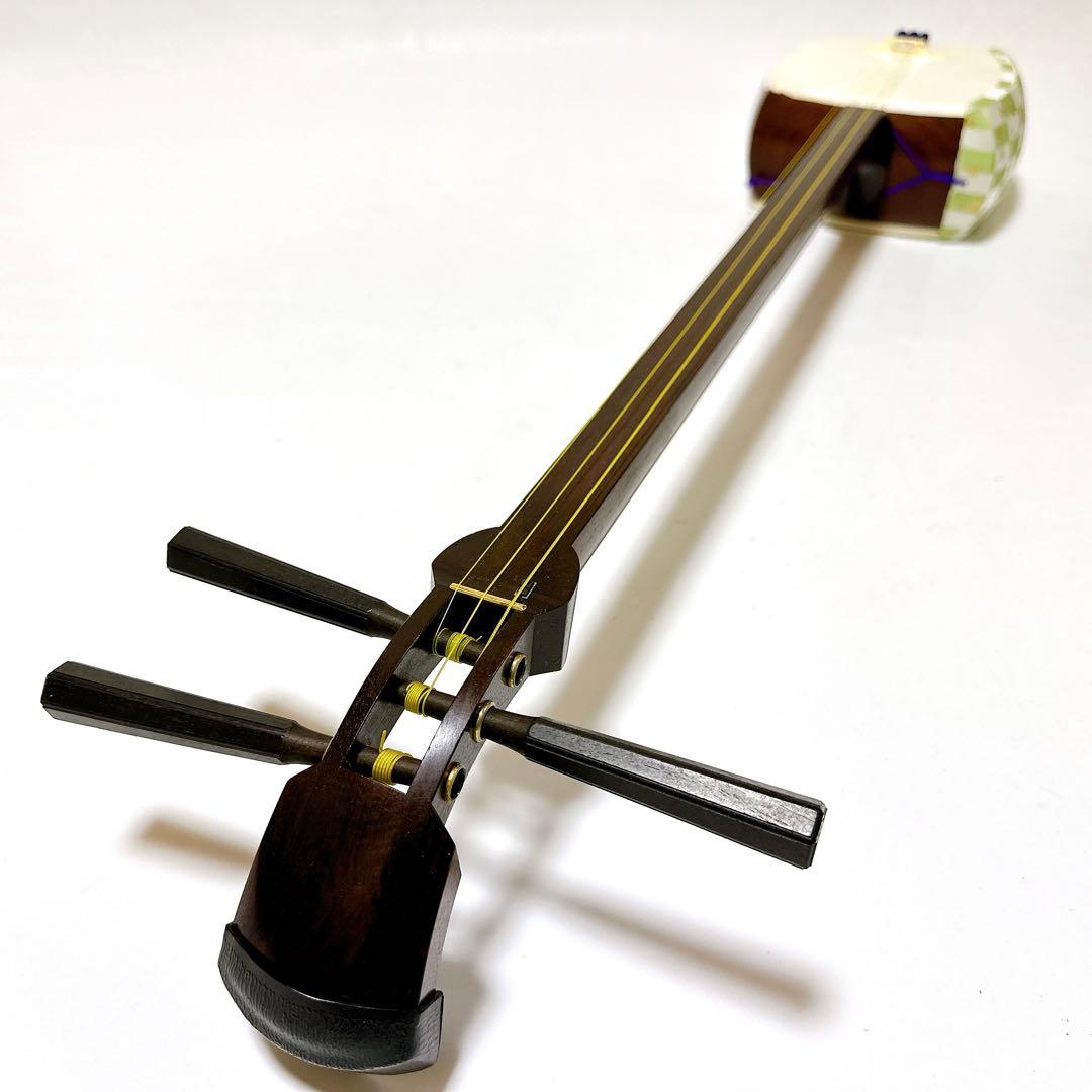 美品 三味線 紅木 トチ 中棹 東さわり