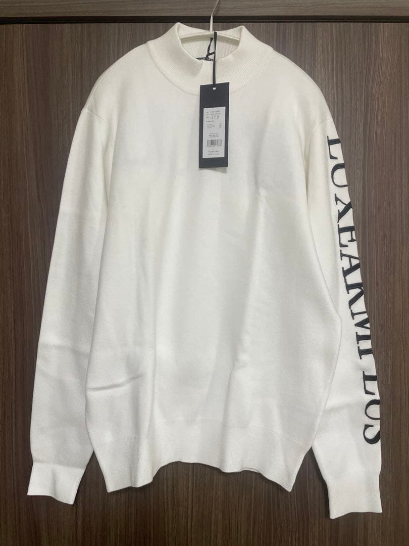 LUXE AMPLUS ホワイト セーター