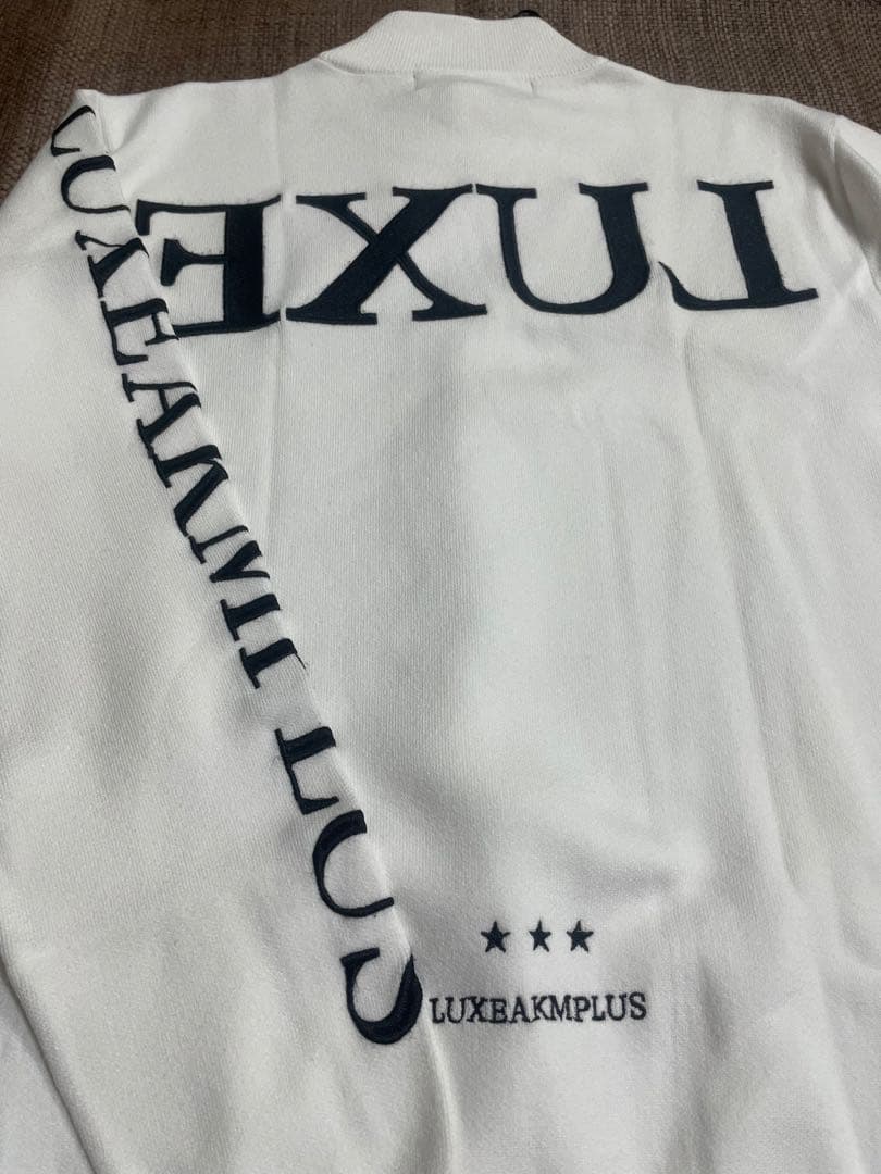 LUXE AMPLUS ホワイト セーター