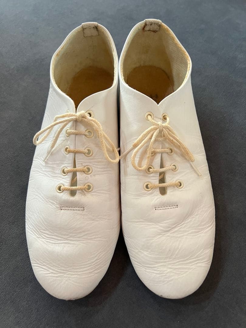 レペット repetto ジャズ カーフレザー ブラック ホワイト メンズ