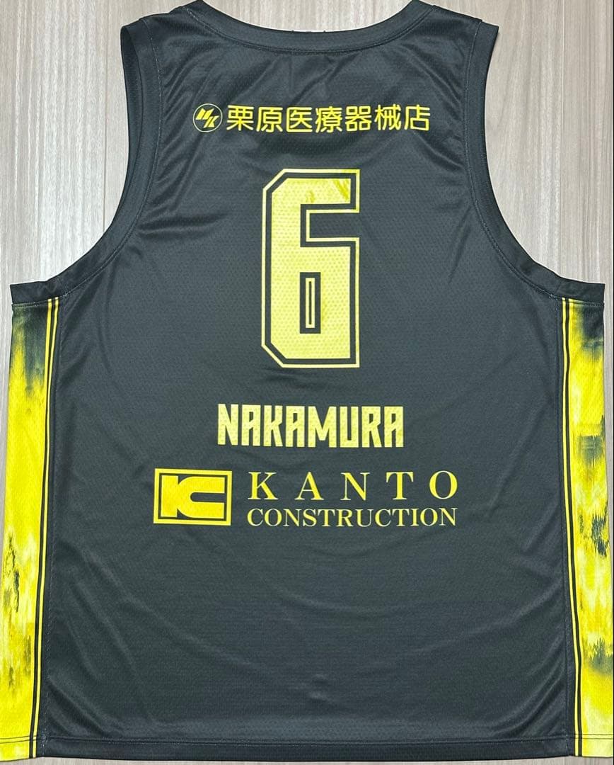 群馬クレインサンダーズ　中村拓人　レプリカユニフォーム　XL
