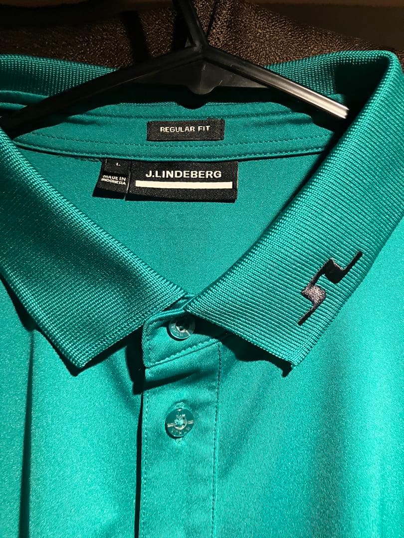 J.LINDEBERG グリーン ポロシャツ L