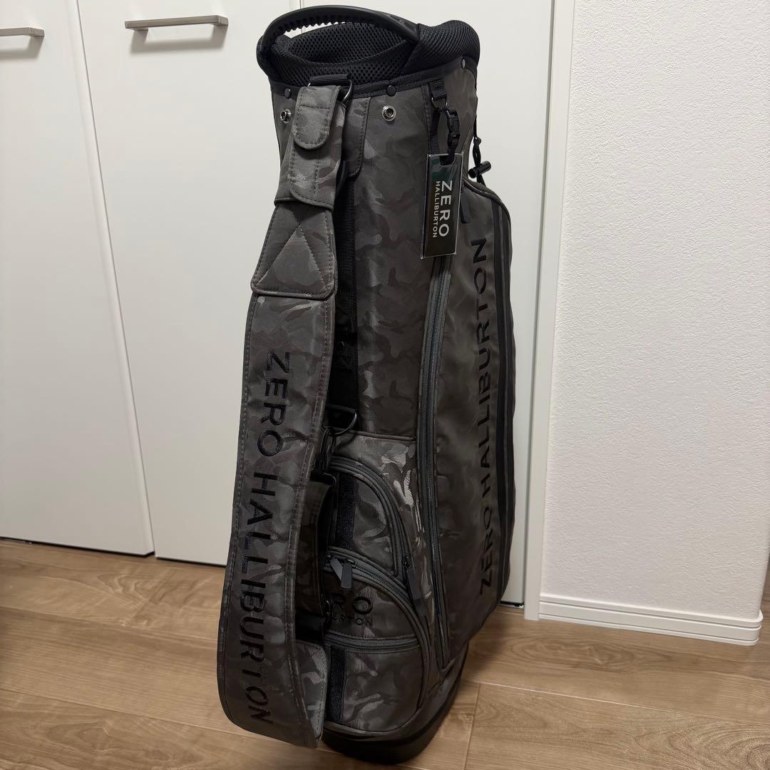 新品未使用品 ZERO HALLIBURTON キャディバッグ グレーカモ
