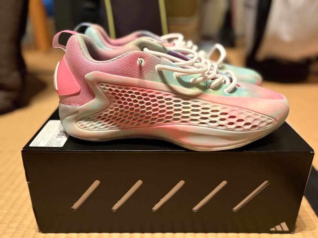 【再出品】adidas AE1 lowバスケットボールシューズ マルチカラー