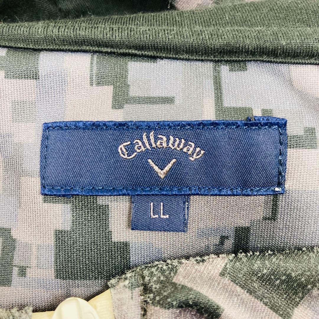 Callaway キャロウェイ（LL）ゴルフ ジップパーカー　カモフラ