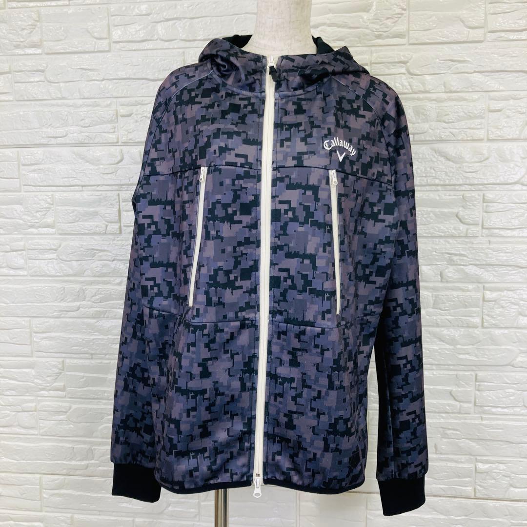 Callaway キャロウェイ（LL）ゴルフ ジップパーカー　カモフラ