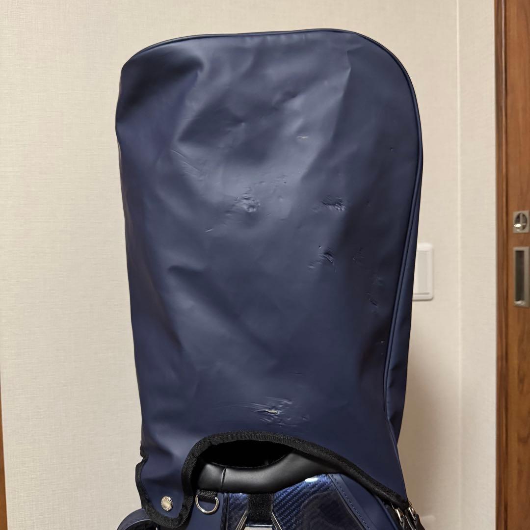最終値下げ！【中古美品】VESSEL LUX 7 JP ネイビー キャディバッグ