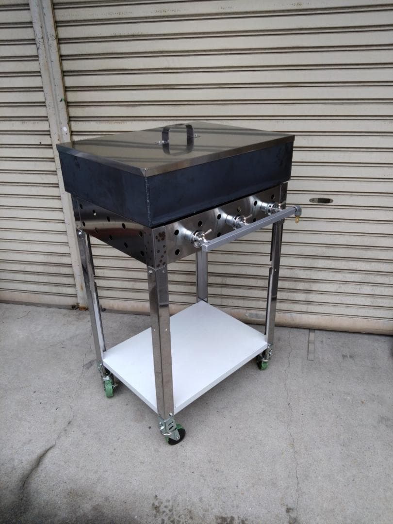 ５０００円値引き　未使用 石やきいも釜 キッチンカー プロパンガス用 焼きいも祭