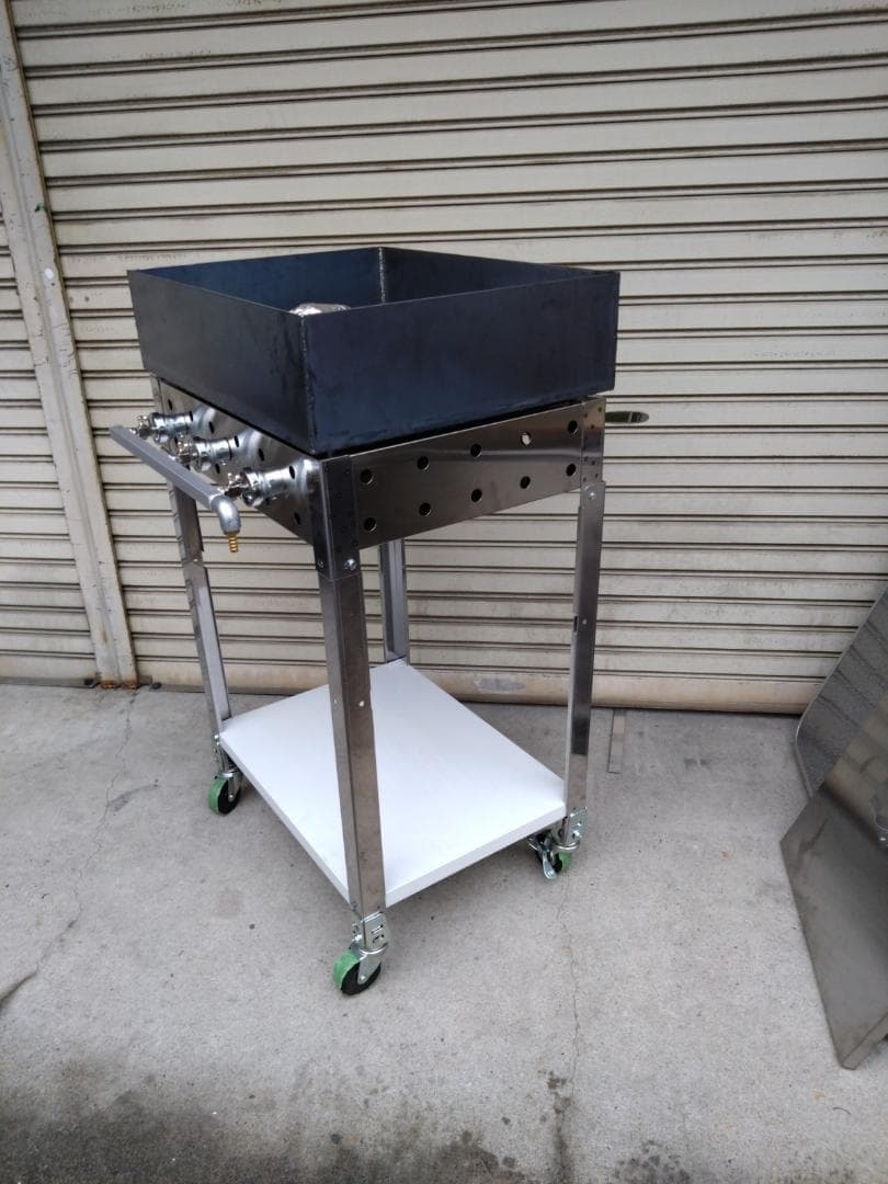 ５０００円値引き　未使用 石やきいも釜 キッチンカー プロパンガス用 焼きいも祭