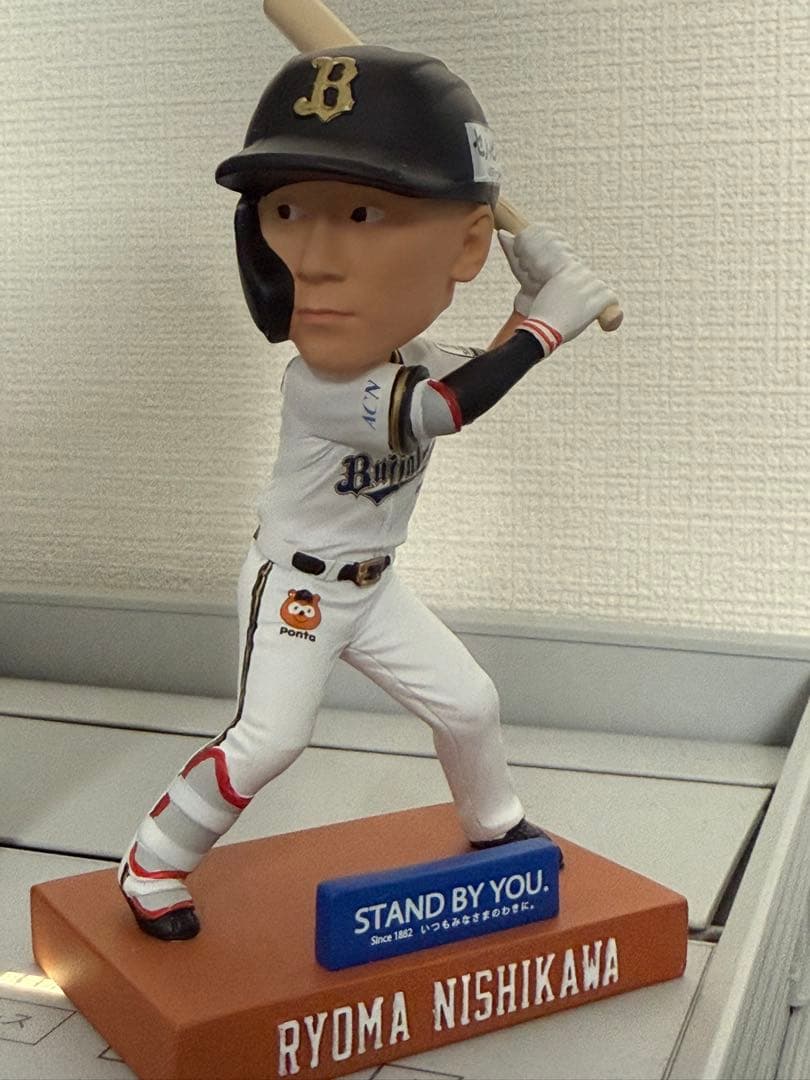 オリックスバファローズ 西川龍馬　ボブルヘッド