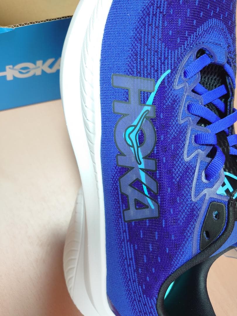 HOKA Mach6 ブラック×ネイビー 27.5cmワイド