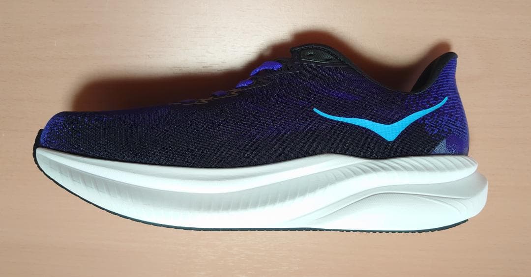 HOKA Mach6 ブラック×ネイビー 27.5cmワイド