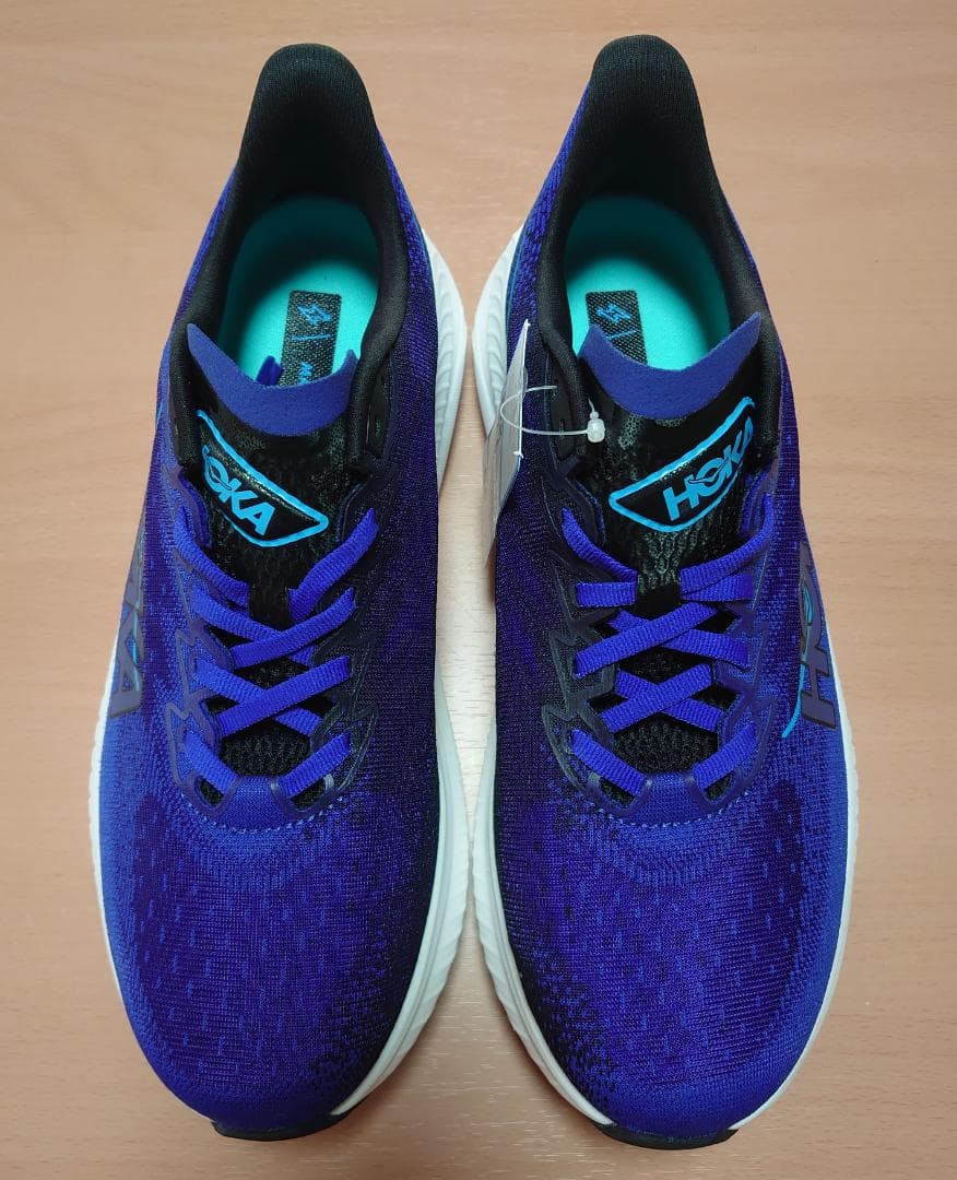 HOKA Mach6 ブラック×ネイビー 27.5cmワイド