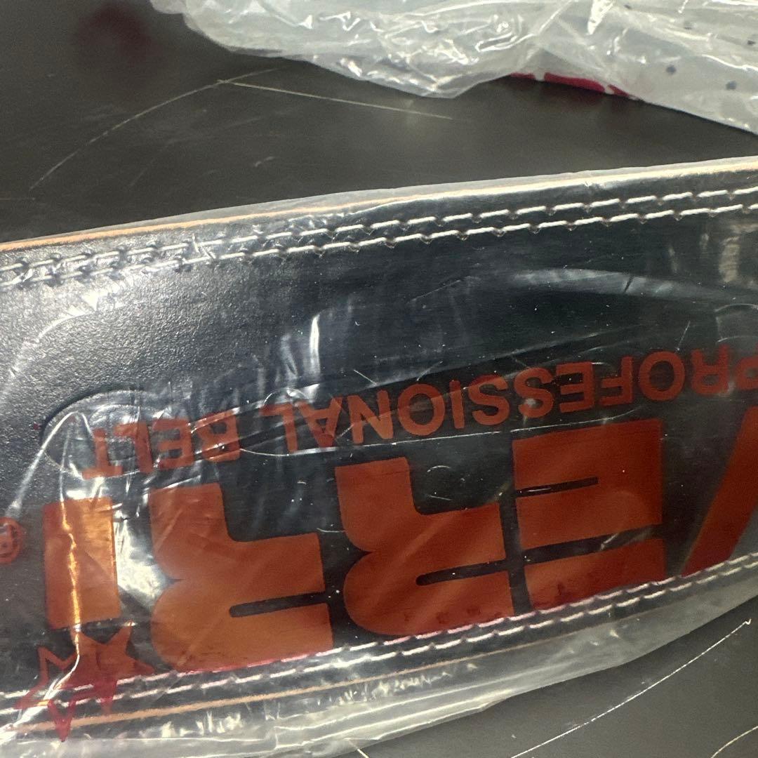 a263 ゴールドジム EXレザーベルト　パワーベルト　G3322 ブラック