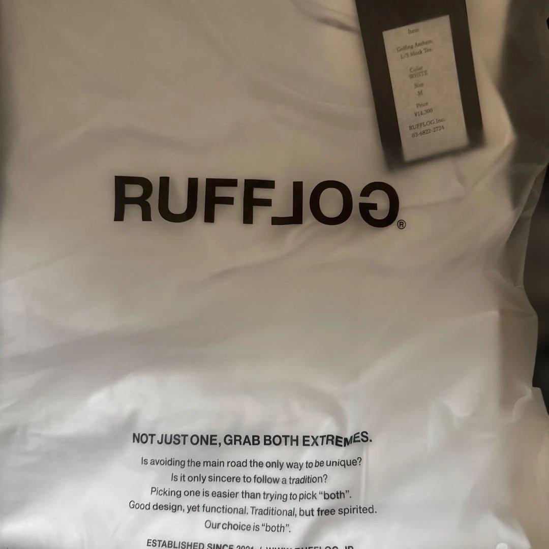 メンズウェア RUFFLOG GOLFING ANTHEM L/S MOCK TEE M