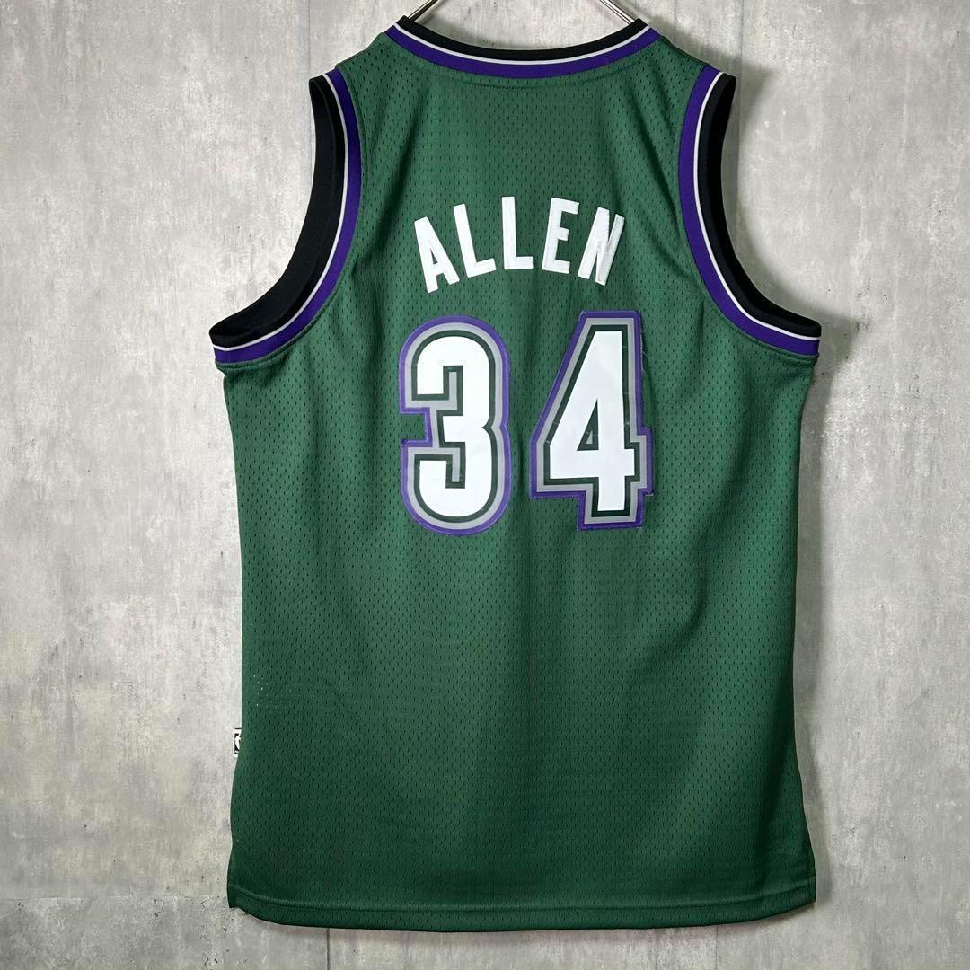 希少 公式 adidas NBA BUCKS レイアレン ユニフォーム 34番