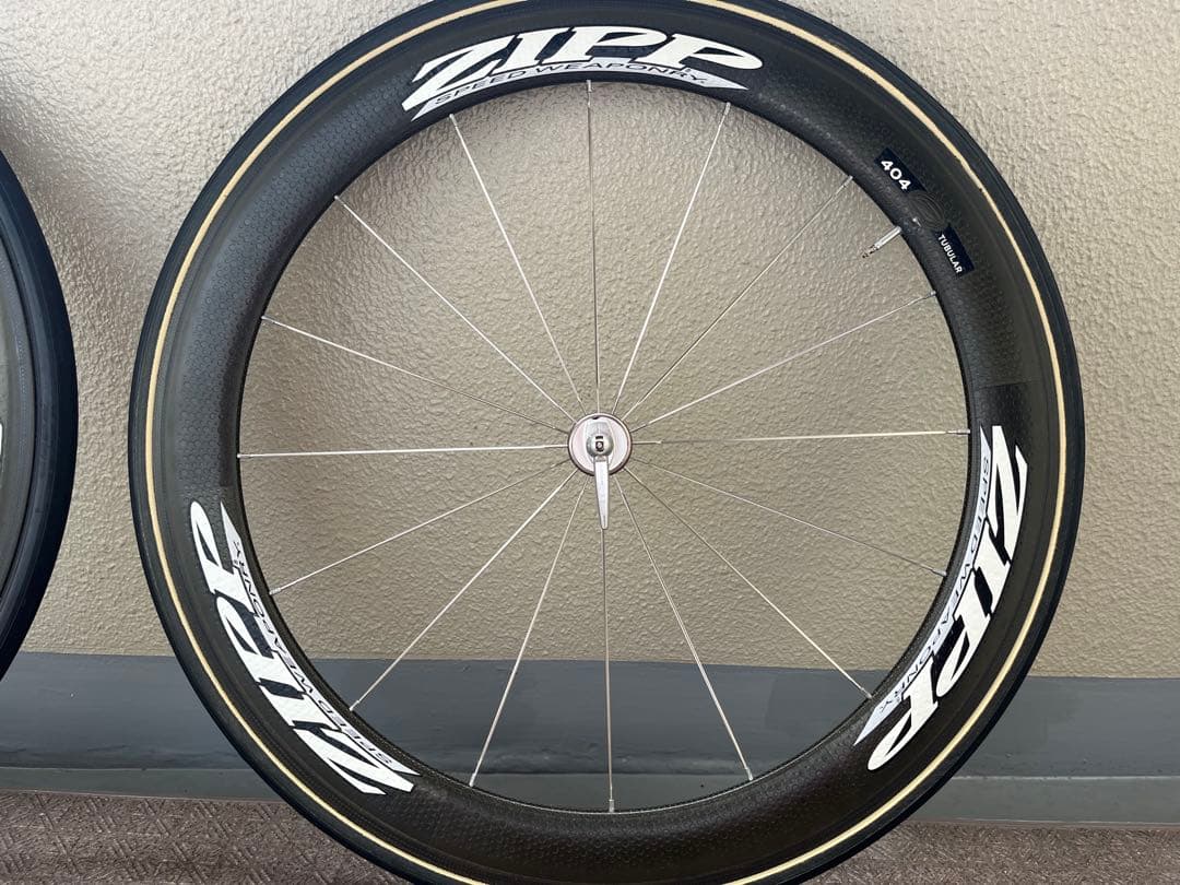 ジップ ZIPP 404 カーボン チューブラー ホイール シマノ 10S リム