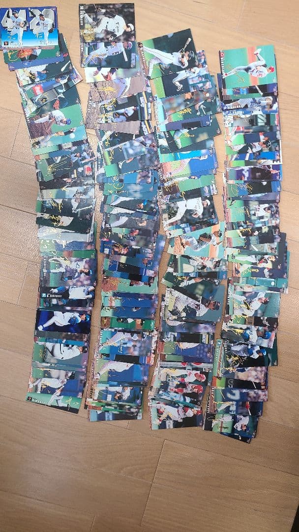 プロ野球チップス99 大量のゴールドサインカード