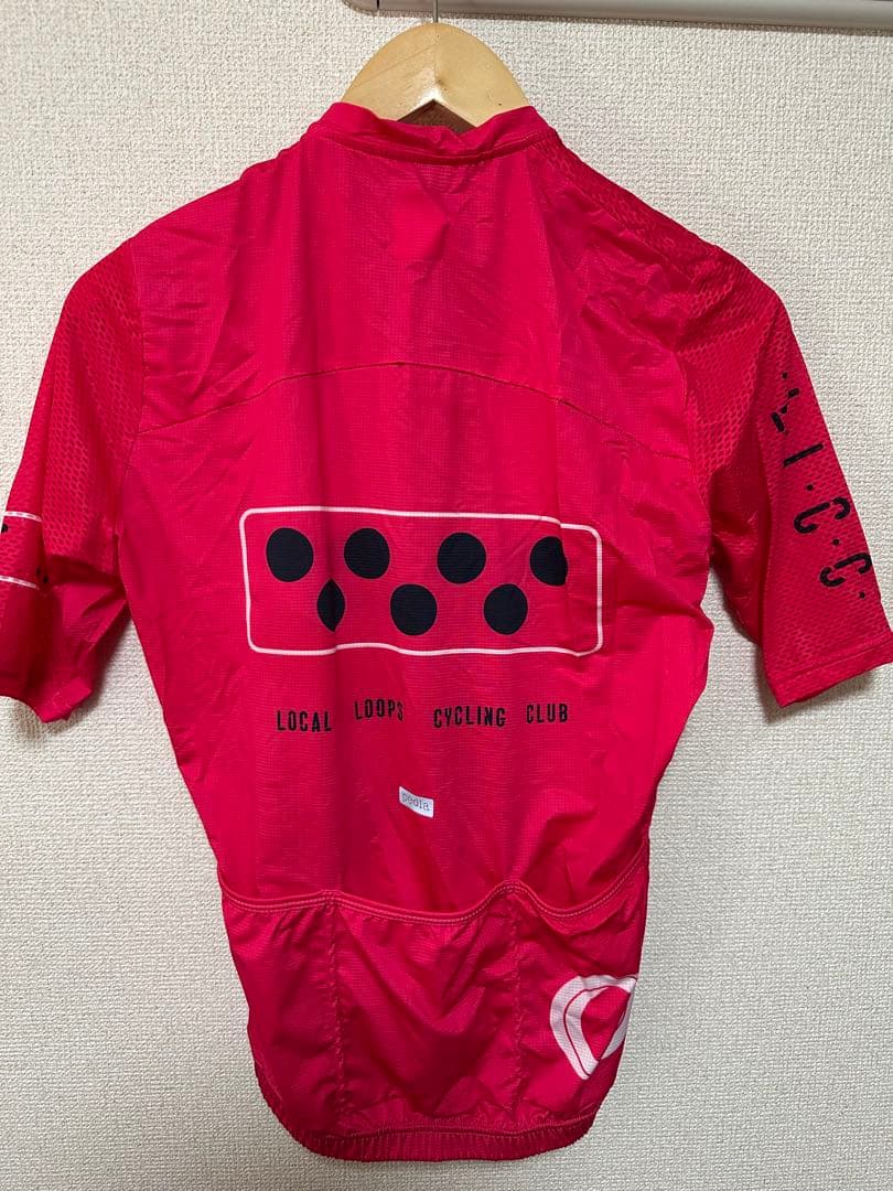 pedla サイクルジャージ M ピンクレッド