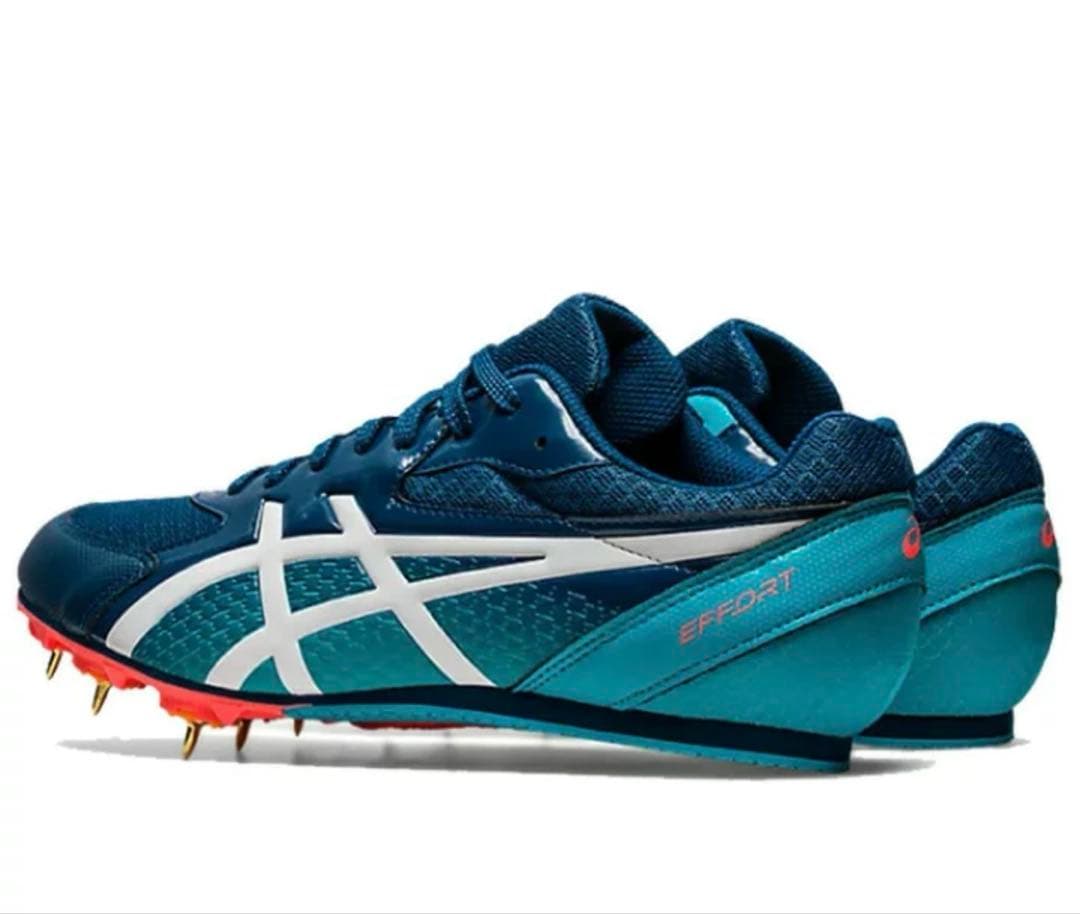 新品 asics 陸上競技用スパイクシューズ ネイビー　24.5cm