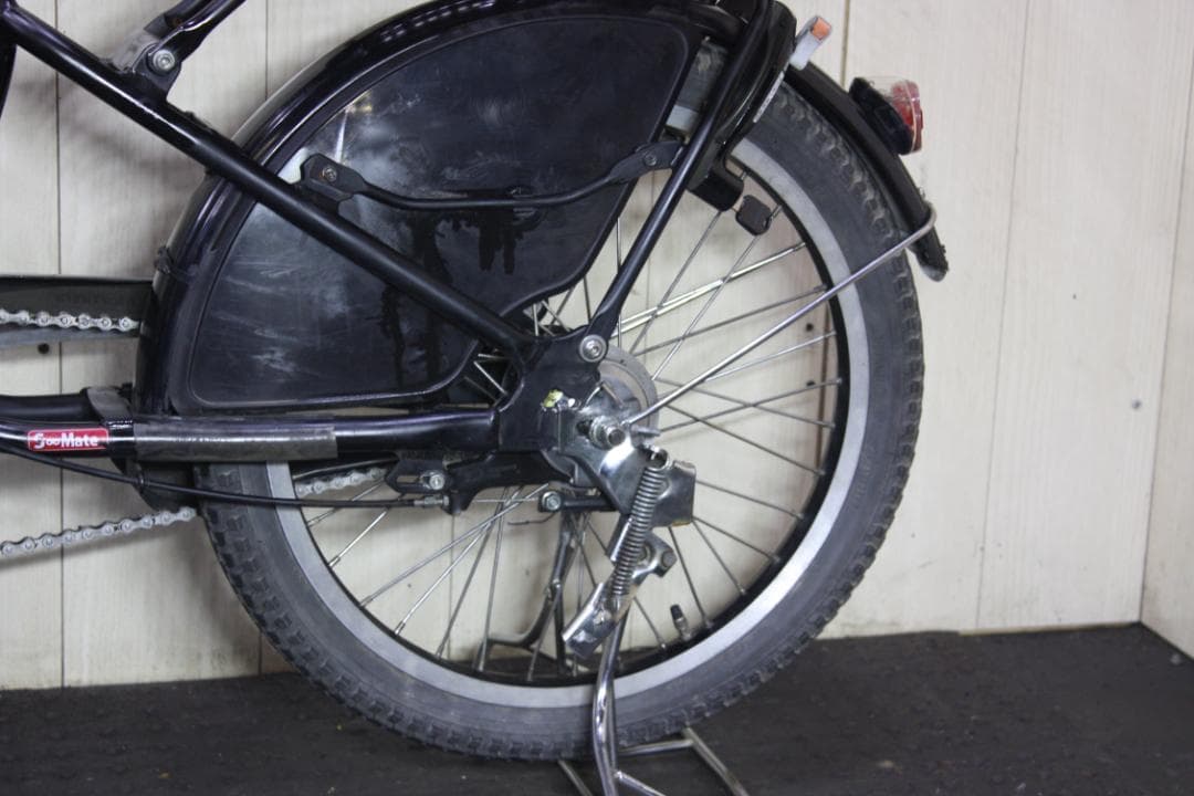 電動アシスト自転車 チャイルドシート付き 黒