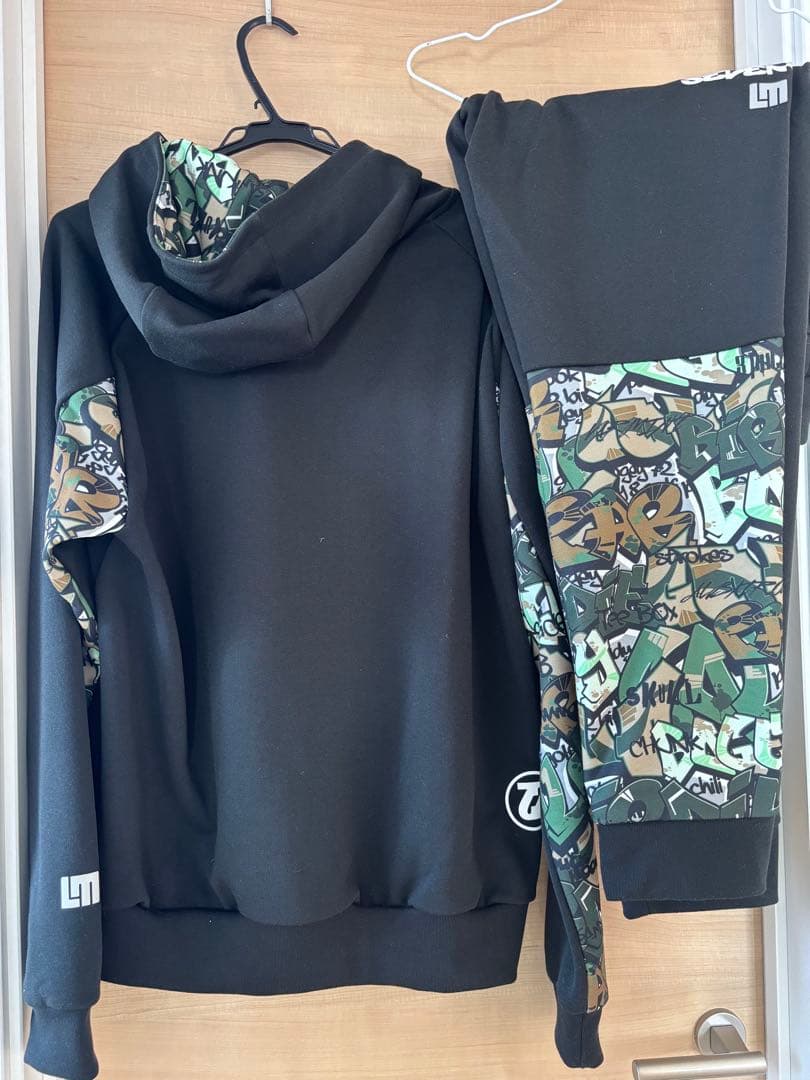 SEVEN² ラウドマウス　グラフィックパーカー XXL セットアップ パーカー