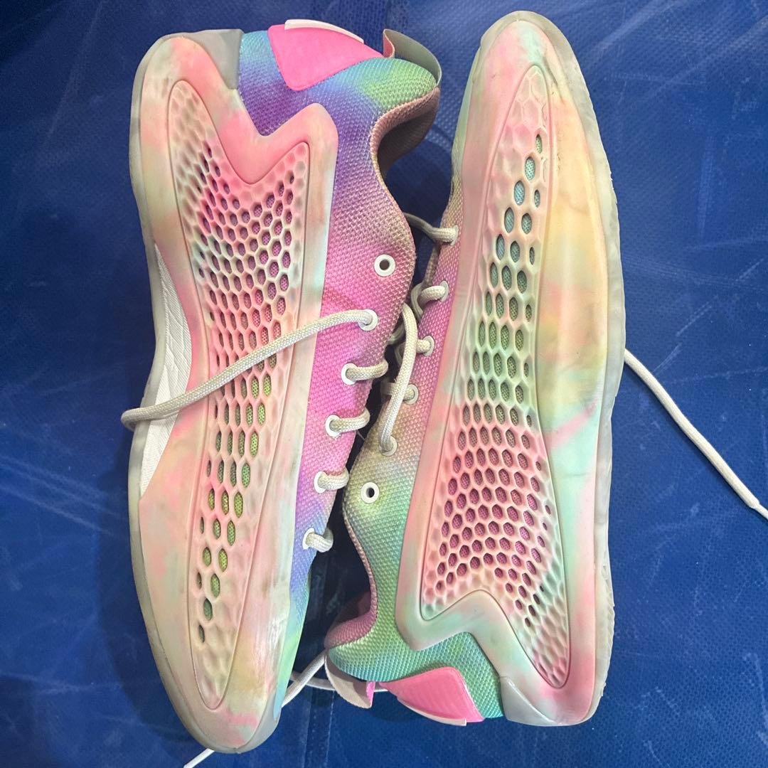 adidas 虹色AE1 lowバスケットシューズ