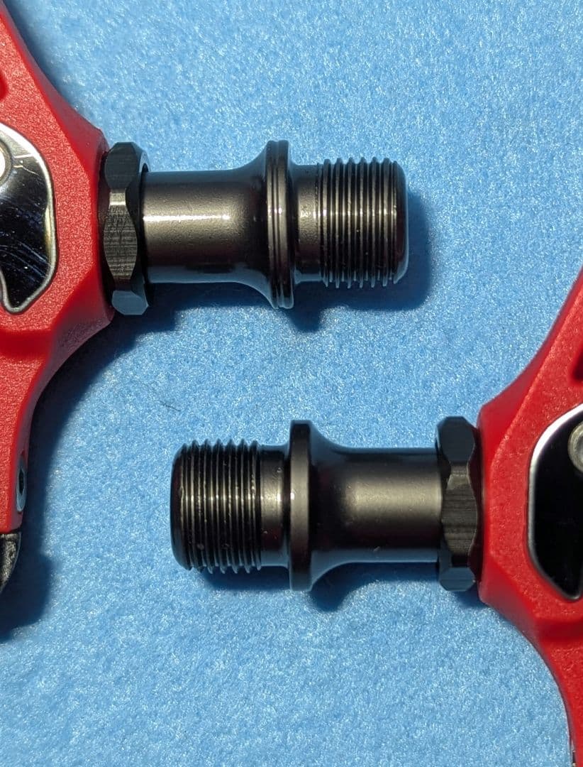 racework spd-sl ビンディングペダル　赤　左右ペア