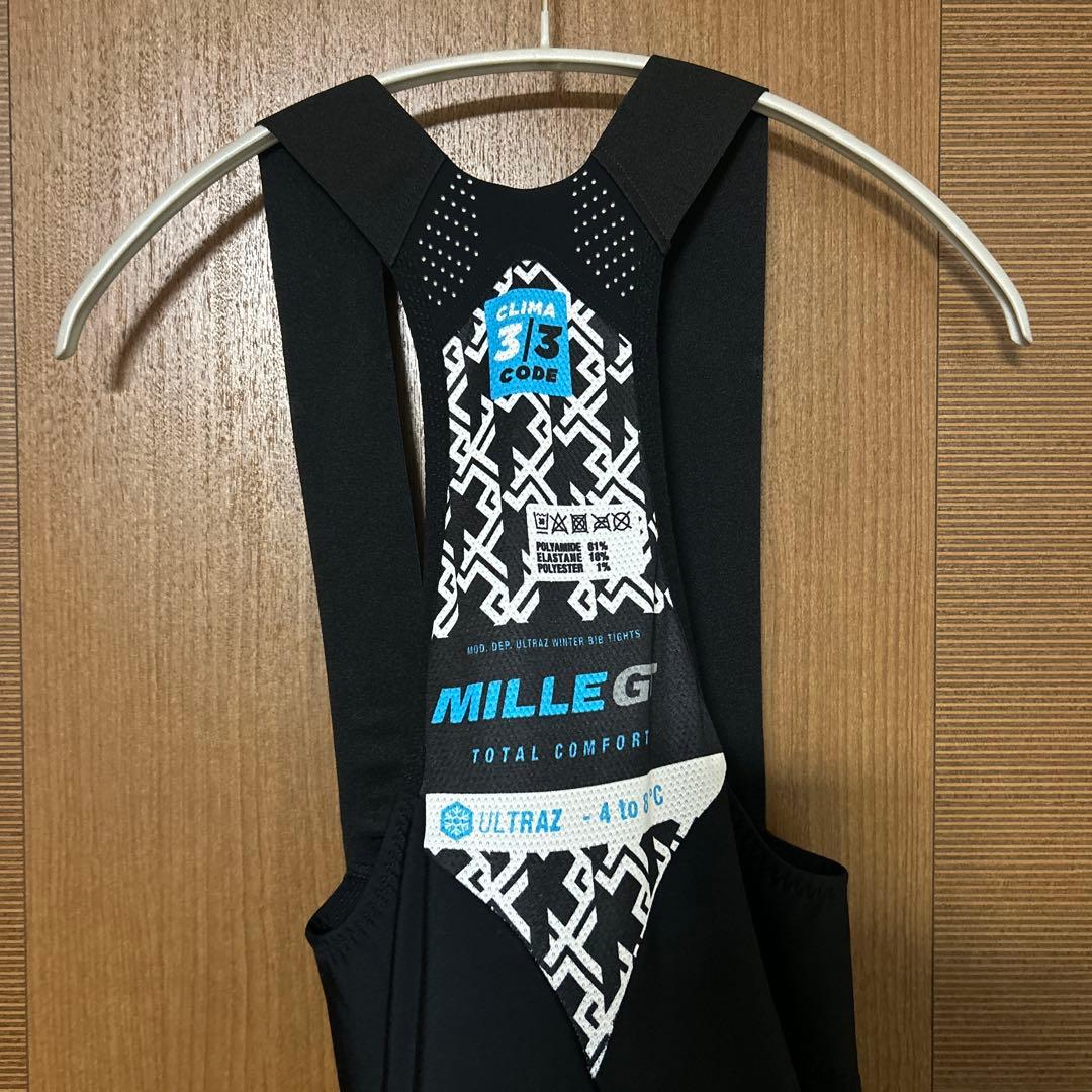 ASSOS MILLE GT ULTRAZ 冬用ビブタイツ XS アソス