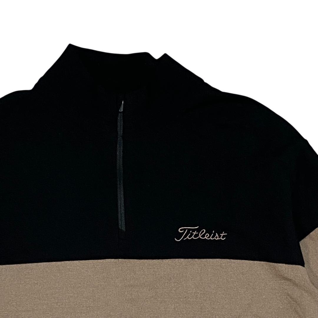 【韓国モデル】TITLEIST タイトリスト ハーフジップ ニット トレーナー
