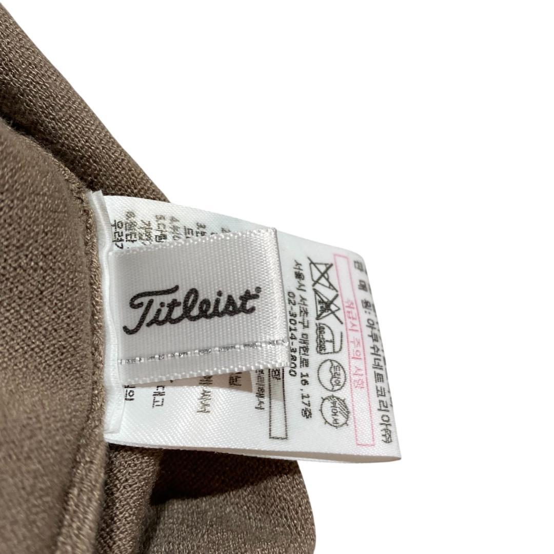 【韓国モデル】TITLEIST タイトリスト ハーフジップ ニット トレーナー