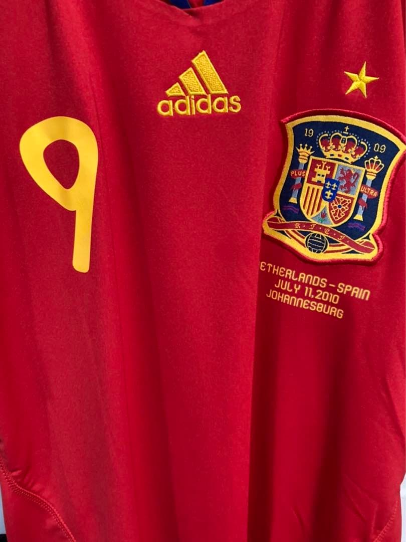 フェルナンドトーレス 直筆サイン入りスペイン代表ユニフォーム