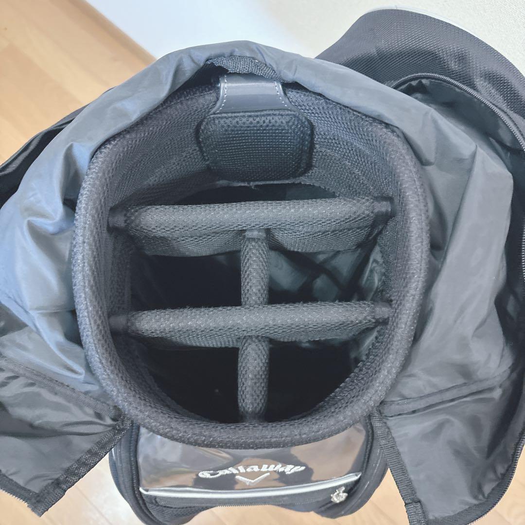 K442 美品！Callaway ブラック 軽量 キャディバッグ