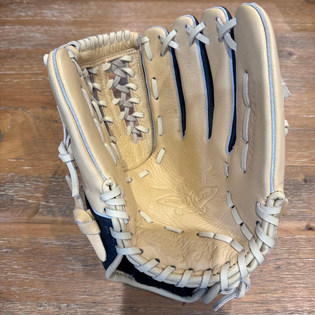 Rawlings 軟式グローブ 黒/ベージュ
