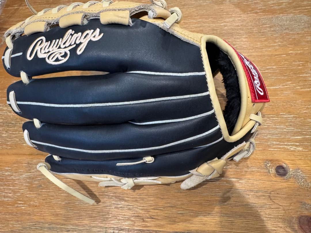 Rawlings 軟式グローブ 黒/ベージュ