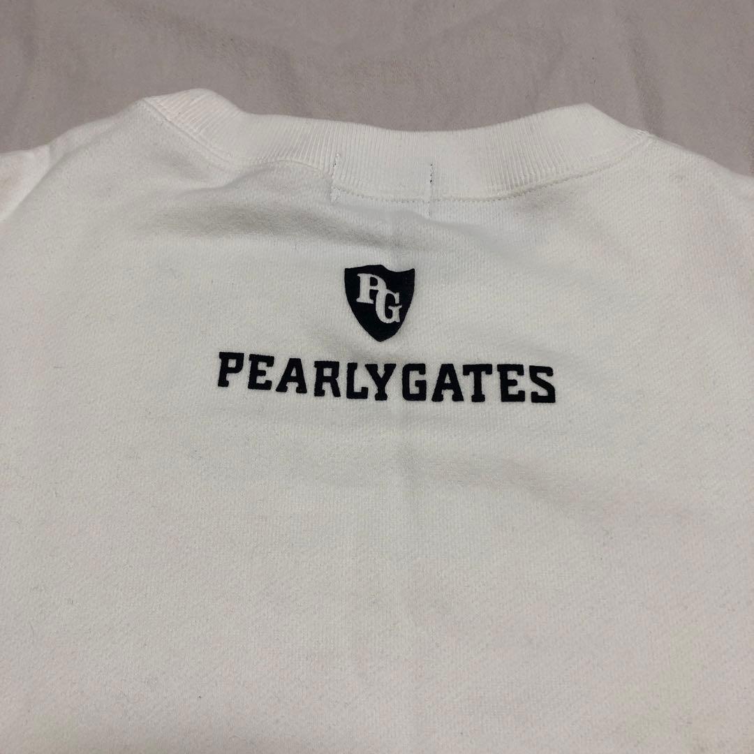 パーリーゲイツ PEARLY GATES プラチナベール 表起毛 トレーナー
