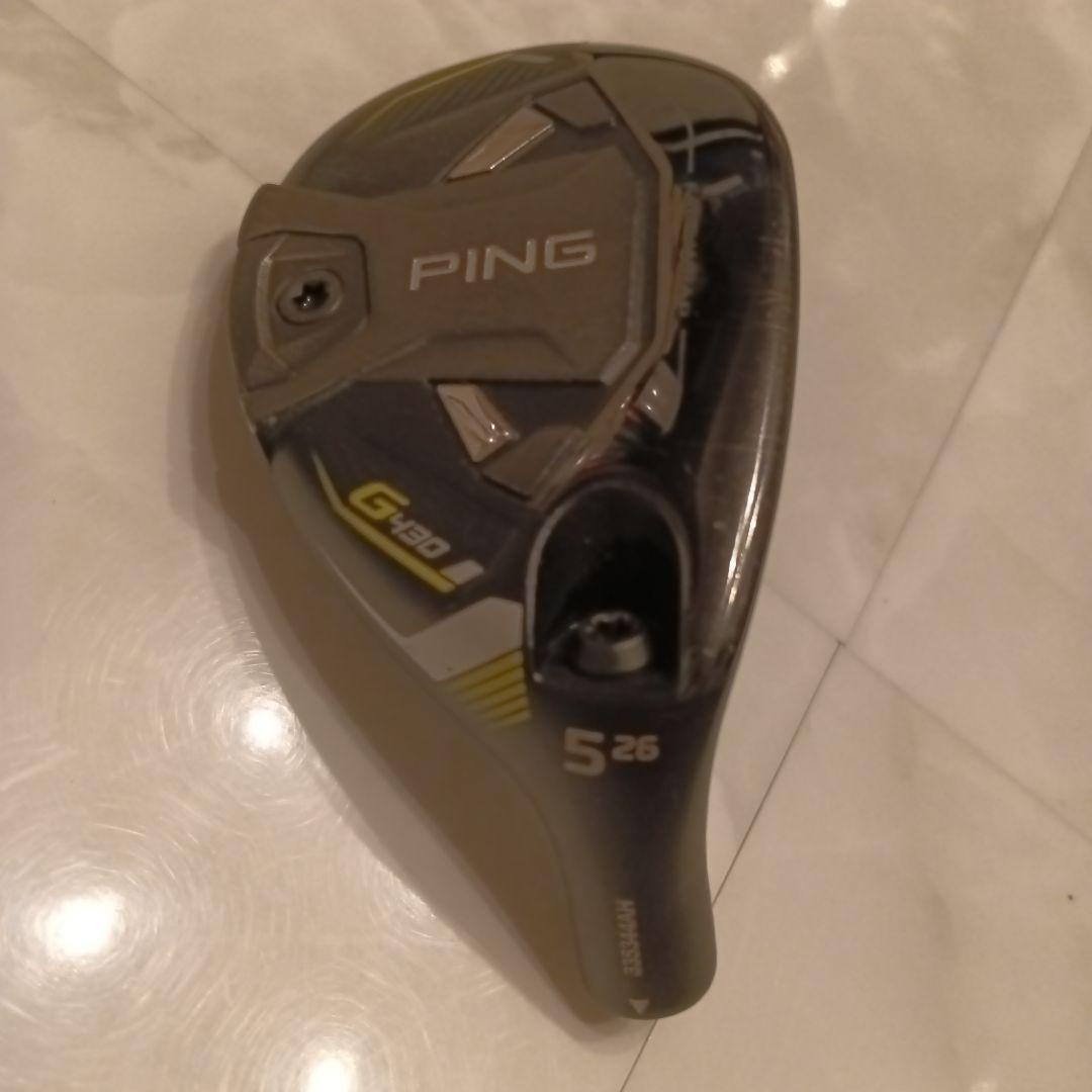 PING G430 ユーティリティ 5番 26度 ヘッド単品