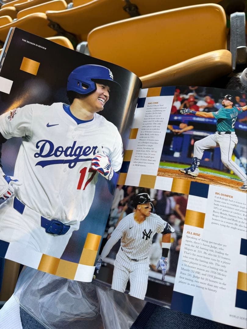 2025年　ワールドシリーズ 公式プログラム　【ドジャーススタジアム限定】