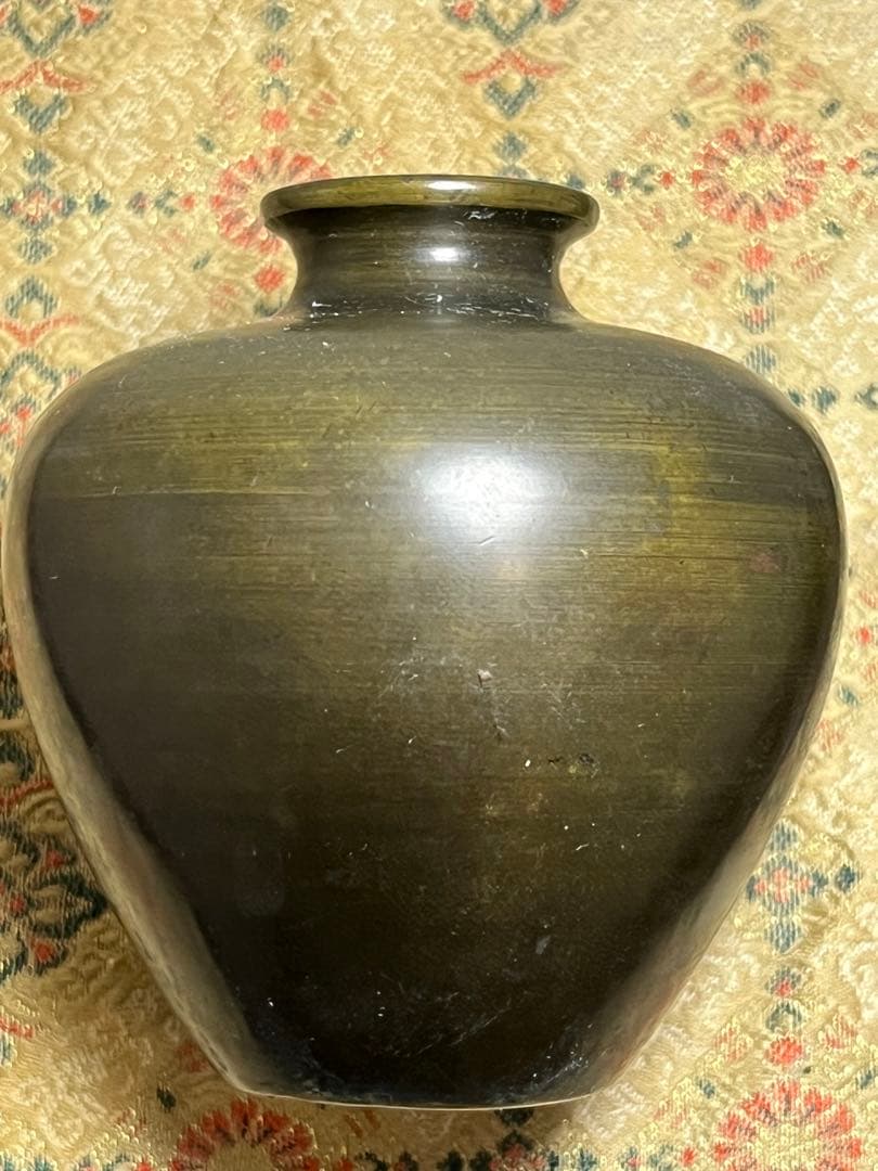 古銅 花入