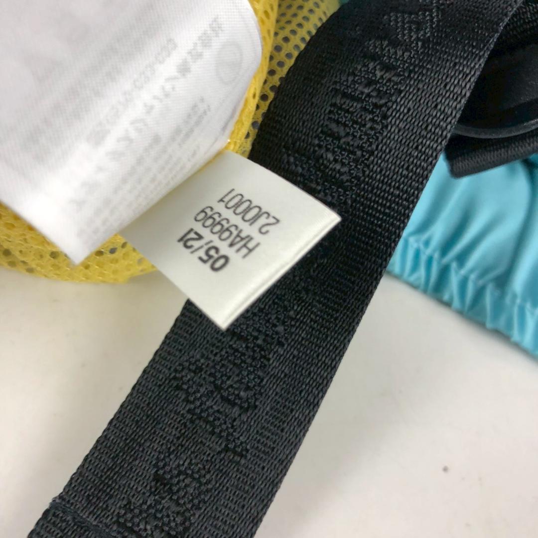 adidas × HUMAN MADE ウィンドショーツ 水色 Lサイズ
