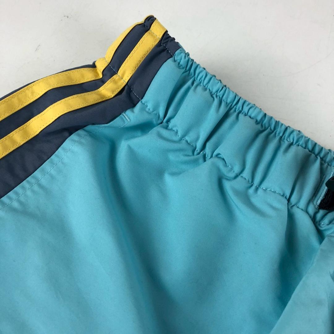 adidas × HUMAN MADE ウィンドショーツ 水色 Lサイズ