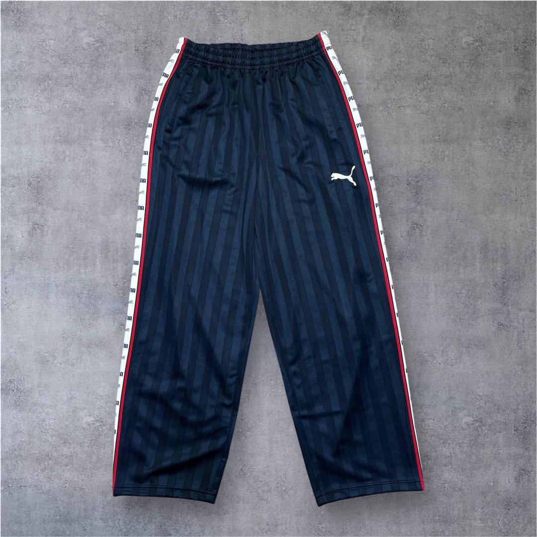 90s PUMA プーマ ジャージ セットアップ 上下 ネイビー Y2K