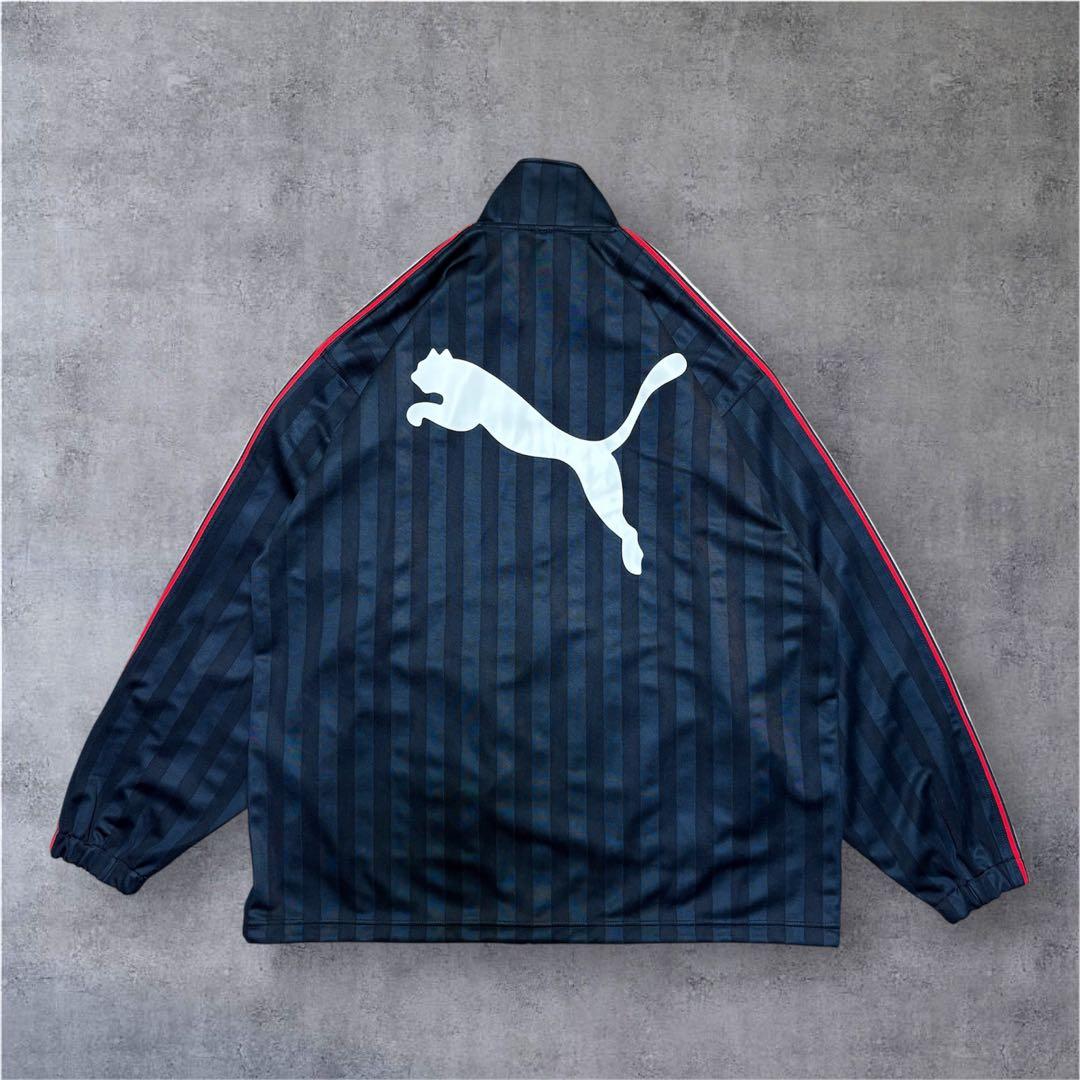 90s PUMA プーマ ジャージ セットアップ 上下 ネイビー Y2K